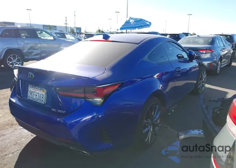 2019 Lexus Rc 300 F Sport from USA, damaged, VIN JTHHA5BC0K5009984